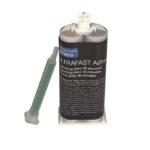 FMT6340 PA-100, Fast 90 Second Curing 2k PU Plastic Repair Glue,  50ml Cartridge & 1 x Nozzle